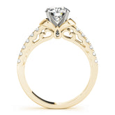 Engagement Rings Single Row Prong Set - TN50591-E